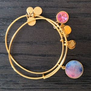 Alex and Ani Gold Bracelets